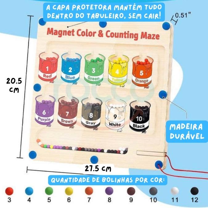 Tabuleiro Magnético de Coordenação Motora