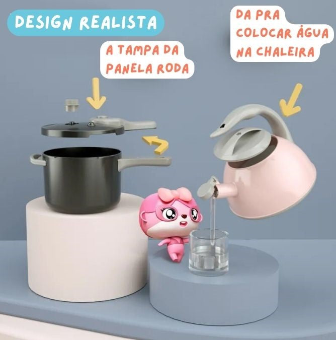 Kit 32 Peças de Cozinha Infantil