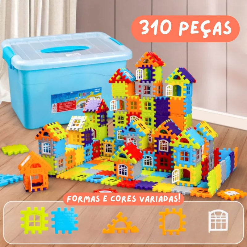 Kit Encaixe e Construa + MALETA de BRINDE