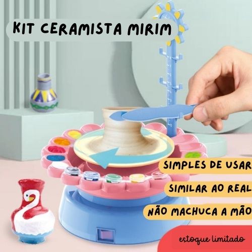 Kit Ceramista Mirim