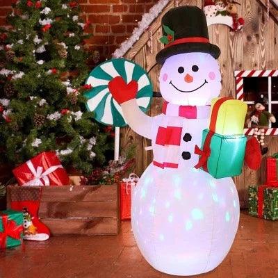 Decoração de Natal Boneco de Neve Gigante