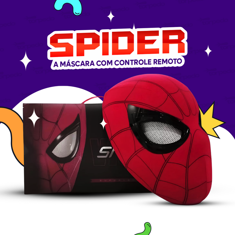 SPIDER - Mascara Homem Aranha