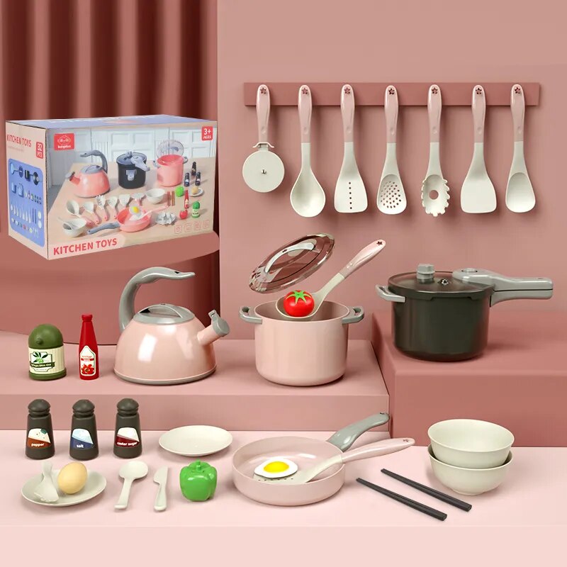 Kit 32 Peças de Cozinha Infantil