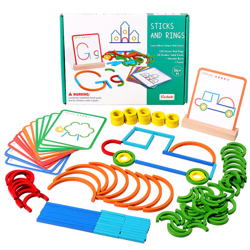 Varetas de Aprendizagem Stick & Rings